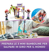 Lego Friends - L’avventura in barca a vela di Stephanie - Lego 41716 -RARO- con Imbarcazione e 3 Mini Bamboline Anni 7+ 304pz Lego Friends - L’avventura in barca a vela di Stephanie - Lego 41716 -RARO- con Imbarcazione e 3 Mini Bamboline Anni 7+ 304pz