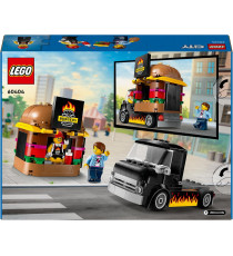 Lego City - Furgone degli hamburger - Lego 60404 Camion Food Truck con Accessori per Cucinare e 2 Minifigure Anni 5+ 194pz Lego City - Furgone degli hamburger - Lego 60404 Camion Food Truck con Accessori per Cucinare e 2 Minifigure Anni 5+ 194pz