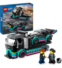 Lego City - Auto da corsa e trasportatore - Lego 60406 Rampa Funzionante, Pilota e Camionista Anni 6+ 328pz Lego City - Auto da corsa e trasportatore - Lego 60406 Rampa Funzionante, Pilota e Camionista Anni 6+ 328pz