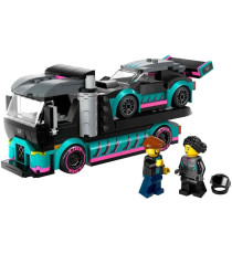 Lego City - Auto da corsa e trasportatore - Lego 60406 Rampa Funzionante, Pilota e Camionista Anni 6+ 328pz Lego City - Auto da corsa e trasportatore - Lego 60406 Rampa Funzionante, Pilota e Camionista Anni 6+ 328pz