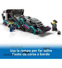 Lego City - Auto da corsa e trasportatore - Lego 60406 Rampa Funzionante, Pilota e Camionista Anni 6+ 328pz Lego City - Auto da corsa e trasportatore - Lego 60406 Rampa Funzionante, Pilota e Camionista Anni 6+ 328pz