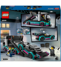 Lego City - Auto da corsa e trasportatore - Lego 60406 Rampa Funzionante, Pilota e Camionista Anni 6+ 328pz Lego City - Auto da corsa e trasportatore - Lego 60406 Rampa Funzionante, Pilota e Camionista Anni 6+ 328pz