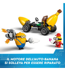 Lego Minions Cattivissimo me 4 - I Minions e l’auto banana - Lego 75580 Anni 6+ 136pz