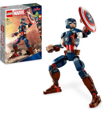 Lego Marvel - Personaggio di Captain America - Lego 76258 Supereroe da Costruire con Scudo Anni 8+ 310pz Lego Marvel - Personaggio di Captain America - Lego 76258 Supereroe da Costruire con Scudo Anni 8+ 310pz