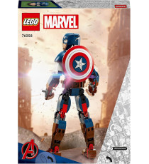 Lego Marvel - Personaggio di Captain America - Lego 76258 Supereroe da Costruire con Scudo Anni 8+ 310pz Lego Marvel - Personaggio di Captain America - Lego 76258 Supereroe da Costruire con Scudo Anni 8+ 310pz