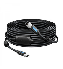 Cavo usb per stampante 1mt Vention COQBF USB-A 2.0 maschio a USB-B maschio fino a 480 Mbs nero, Corrente supportata 2A Cavo usb per stampante 1mt Vention COQBF USB-A 2.0 maschio a USB-B maschio fino a 480 Mbs nero, Corrente supportata 2A