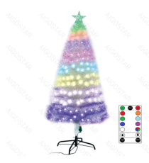 Albero di Natale in fibra ottica 150cm 165 led RGBIC multicolor-rami folti- 8 giochi di luce+memoria+timer IP44 int/est Albero di Natale in fibra ottica 150cm 165 led RGBIC multicolor-rami folti- 8 giochi di luce+memoria+timer IP44 int/est