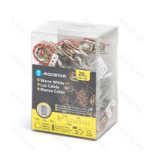 Catena luminosa a batteria 3AA con luci a guanti natalizi in legno 20 led 3mt - luce calda 3000K,IP20 da interno Catena luminosa a batteria 3AA con luci a guanti natalizi in legno 20 led 3mt - luce calda 3000K,IP20 da interno