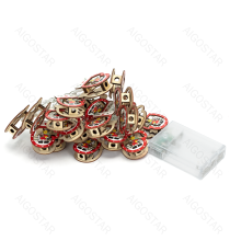 Catena luminosa a batteria 3AA con luci a guanti natalizi in legno 20 led 3mt - luce calda 3000K,IP20 da interno Catena luminosa a batteria 3AA con luci a guanti natalizi in legno 20 led 3mt - luce calda 3000K,IP20 da interno