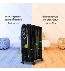 Radiatore elettrico 11 elementi 2300W,Potenza e temperatura regolabili, Versione Deluxe - Termoradiatore ad olio 11 elementi Radiatore elettrico 11 elementi 2300W,Potenza e temperatura regolabili, Versione Deluxe - Termoradiatore ad olio 11 elementi