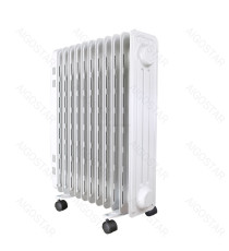 Radiatore elettrico 11 elementi 2300W bianco,Potenza e temperatura regolabili, Versione Deluxe - Termoradiatore ad olio