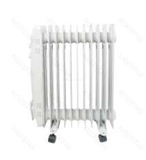 Radiatore elettrico 11 elementi 2300W bianco,Potenza e temperatura regolabili, Versione Deluxe - Termoradiatore ad olio