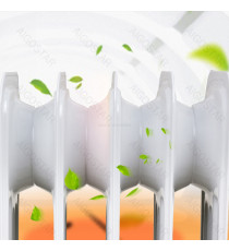 Radiatore elettrico 11 elementi 2300W bianco,Potenza e temperatura regolabili, Versione Deluxe - Termoradiatore ad olio