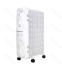 Radiatore elettrico 11 elementi 2300W bianco,Potenza e temperatura regolabili, Versione Deluxe - Termoradiatore ad olio