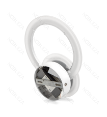 Applique led in ferro e acrilico bianco 20W 2750lm 6500K luce fredda misura L200xW265xH65mm da interno, design elegante