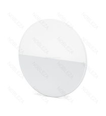 Applique led in ferro e acrilico bianco 9W 1080lm 2700K luce calda misura 200xH45mm da interno, design elegante