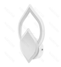 Applique led in ferro e acrilico bianco 20W 3000lm 6500K luce fredda misura L200xW310xH60mm da interno, design elegante Applique led in ferro e acrilico bianco 20W 3000lm 6500K luce fredda misura L200xW310xH60mm da interno, design elegante