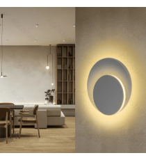 Applique led in ferro e acrilico bianco 16W 1900lm 2700K luce calda misura L200xW200xH60mm da interno, design elegante Applique led in ferro e acrilico bianco 16W 1900lm 2700K luce calda misura L200xW200xH60mm da interno, design elegante