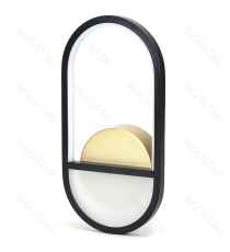 Applique led in alluminio trafilato nero 13.5W 1700lm 2700K luce calda misura L160xW55xH318mm da interno, design elegante Applique led in alluminio trafilato nero 13.5W 1700lm 2700K luce calda misura L160xW55xH318mm da interno, design elegante