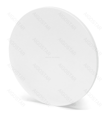 Applique led in metallo bianca 12W 1450lumen 6500K luce fredda misura D250xH35mm IP20 da interno, design elegante