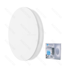 Applique led in metallo bianca 6,5W 720lumen 3000K luce calda misura D180xH35mm IP20 da interno, design elegante
