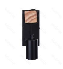 Applique con portalampada a sospensione legno e metallo nero E27 max. 60w misura Braccio in legno: 40x40x150mm da interno Applique con portalampada a sospensione legno e metallo nero E27 max. 60w misura Braccio in legno: 40x40x150mm da interno
