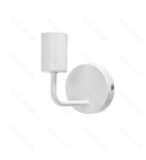 Applique in metallo bianca con attacco E27 max. 40w misura L90xW145xH140mm da interno Applique in metallo bianca con attacco E27 max. 40w misura L90xW145xH140mm da interno