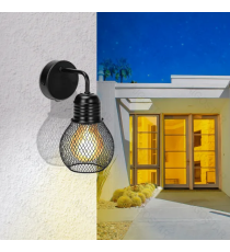 Applique in metallo nera opaco con attacco E27 max. 40w misura L165xW120xH250mm lampada da interno Applique in metallo nera opaco con attacco E27 max. 40w misura L165xW120xH250mm lampada da interno