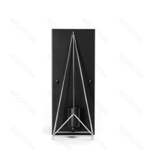 Applique in metallo nera opaco con attacco E27 max. 40w misura L350xW140xH150mm lampada da interno Applique in metallo nera opaco con attacco E27 max. 40w misura L350xW140xH150mm lampada da interno