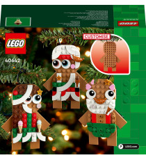 Lego Natale - Ornamenti di pan di zenzero – Lego 40642 Decorazione di Natale per la Casa da Appendere 190pz Anni 6+ Lego Natale - Ornamenti di pan di zenzero – Lego 40642 Decorazione di Natale per la Casa da Appendere 190pz Anni 6+