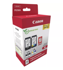 Pack PG-575XL + CL-576XL 5437C006 + 50ff carta foto cartuccia originale per Canon Pixma TS3550i,TS3551i,TR4750i PG575 CL576 Pack PG-575XL + CL-576XL 5437C006 + 50ff carta foto cartuccia originale per Canon Pixma TS3550i,TS3551i,TR4750i PG575 CL576