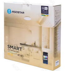 Plafoniera Smart stellata 39W WiFi WB 4140Lumen CCT 36W+RGB 3W 3000K-6500K 500x65mm compatibile con Alexa e Google Plafoniera Smart stellata 39W WiFi WB 4140Lumen CCT 36W+RGB 3W 3000K-6500K 500x65mm compatibile con Alexa e Google