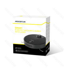 Robot aspirapolvere e lavapavimenti Smart con laser WiFi WB nero 12W, Contenitore polvere da 500 ml,Vaschetta acqua da 280ml Robot aspirapolvere e lavapavimenti Smart con laser WiFi WB nero 12W, Contenitore polvere da 500 ml,Vaschetta acqua da 280ml