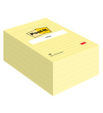 Blocco foglietti - 660 - a righe - 102 x 152 mm - giallo Canary™ - 100 fogli - Post it® Blocco foglietti - 660 - a righe - 102 x 152 mm - giallo Canary™ - 100 fogli - Post it®