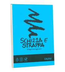 Blocco Schizza & Strappa - A4 - 210 x 297mm - 50gr - 150 fogli - Favini Blocco Schizza & Strappa - A4 - 210 x 297mm - 50gr - 150 fogli - Favini