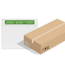 Busta adesiva Speedy Doc - con stampa contiene documenti - C5 (23 x 16,5 cm) - PPL/PE - trasparente - Favorit - conf. Busta adesiva Speedy Doc - con stampa contiene documenti - C5 (23 x 16,5 cm) - PPL/PE - trasparente - Favorit - conf.