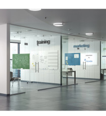 Lavagne magnetiche senza bordi - 100 x 150 cm - bianco - Cep