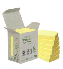 Blocco Post it® Notes Green - 653-1B - 38 x 51 mm - 100% riciclabile - giallo - 100 fogli - - Post it® Blocco Post it® Notes Green - 653-1B - 38 x 51 mm - 100% riciclabile - giallo - 100 fogli - - Post it®