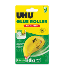 Colla a nastro Dry&Clean Roller - permanente - 6,5 mm x 8,5 m - UHU
