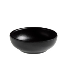 Ciotolina tonda fingerfood - Ø 7 x 3,5 cm - melamina - nero - Leone