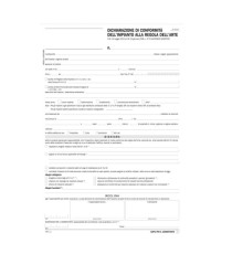 Dichiarazione conformità impianto - snap 5 copie autoric. - 31 x 21 cm - DU184110000 - Data Ufficio Dichiarazione conformità impianto - snap 5 copie autoric. - 31 x 21 cm - DU184110000 - Data Ufficio