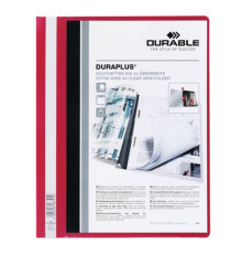 Cartellina ad aghi Duraplus - copertina personalizzabile - 21x29,7 cm - rosso - Durable Cartellina ad aghi Duraplus - copertina personalizzabile - 21x29,7 cm - rosso - Durable