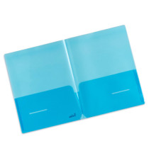 Cartellina doppia tasca Plastidea - PP - blu - Iternet - conf. 5 pezzi Cartellina doppia tasca Plastidea - PP - blu - Iternet - conf. 5 pezzi