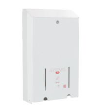 Dispenser assorbenti Artemis - 2 colonne - metallo verniciato - bianco - Mar Plast Dispenser assorbenti Artemis - 2 colonne - metallo verniciato - bianco - Mar Plast