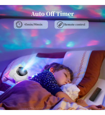 Proiettore a led Astronauta effetto cielo stellato SM4 galassia a soffitto con telecomando,lampada luce notturna 8 modalità