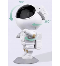 Proiettore a led Astronauta effetto cielo stellato SM4 galassia a soffitto con telecomando,lampada luce notturna 8 modalità