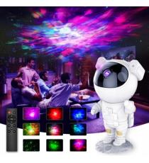 Proiettore a led Astronauta effetto cielo stellato SM4 galassia a soffitto con telecomando,lampada luce notturna 8 modalità