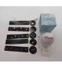 Proiettore a led unicorno cielo stellato, 6 tipologie di proiezione,lampada luce notturna per bambine, ricarica usb