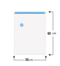 Sacco sottovuoto Salvaspazio Armadio da 50x60 cm per Riporre Sottovuoto piumoni, coperte e vestiti, vacuum bag Sacco sottovuoto Salvaspazio Armadio da 50x60 cm per Riporre Sottovuoto piumoni, coperte e vestiti, vacuum bag