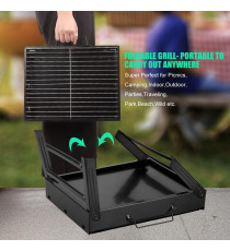 Mini Barbecue portatile per 1-5 Persone, Griglia Pieghevole, in acciaio inossidabile rinforzato, BBQ Grill misura 35x27x19cm Mini Barbecue portatile per 1-5 Persone, Griglia Pieghevole, in acciaio inossidabile rinforzato, BBQ Grill misura 35x27x19cm